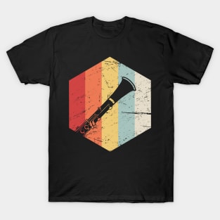 Retro Clarinet Marching Band Icon T-Shirt